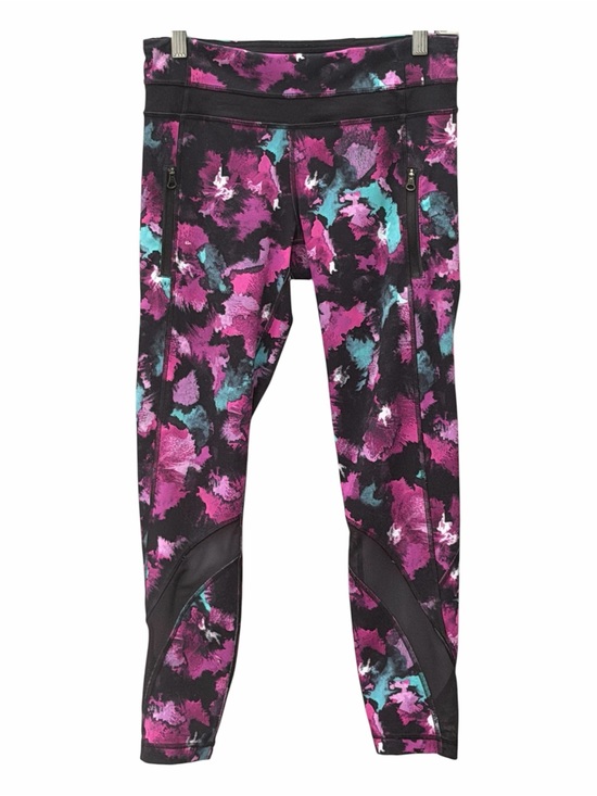 lululemon athletica Pants - lululemon athletica wBlack, Purple, Teal Abstract-Print Perform Leggings- pocket